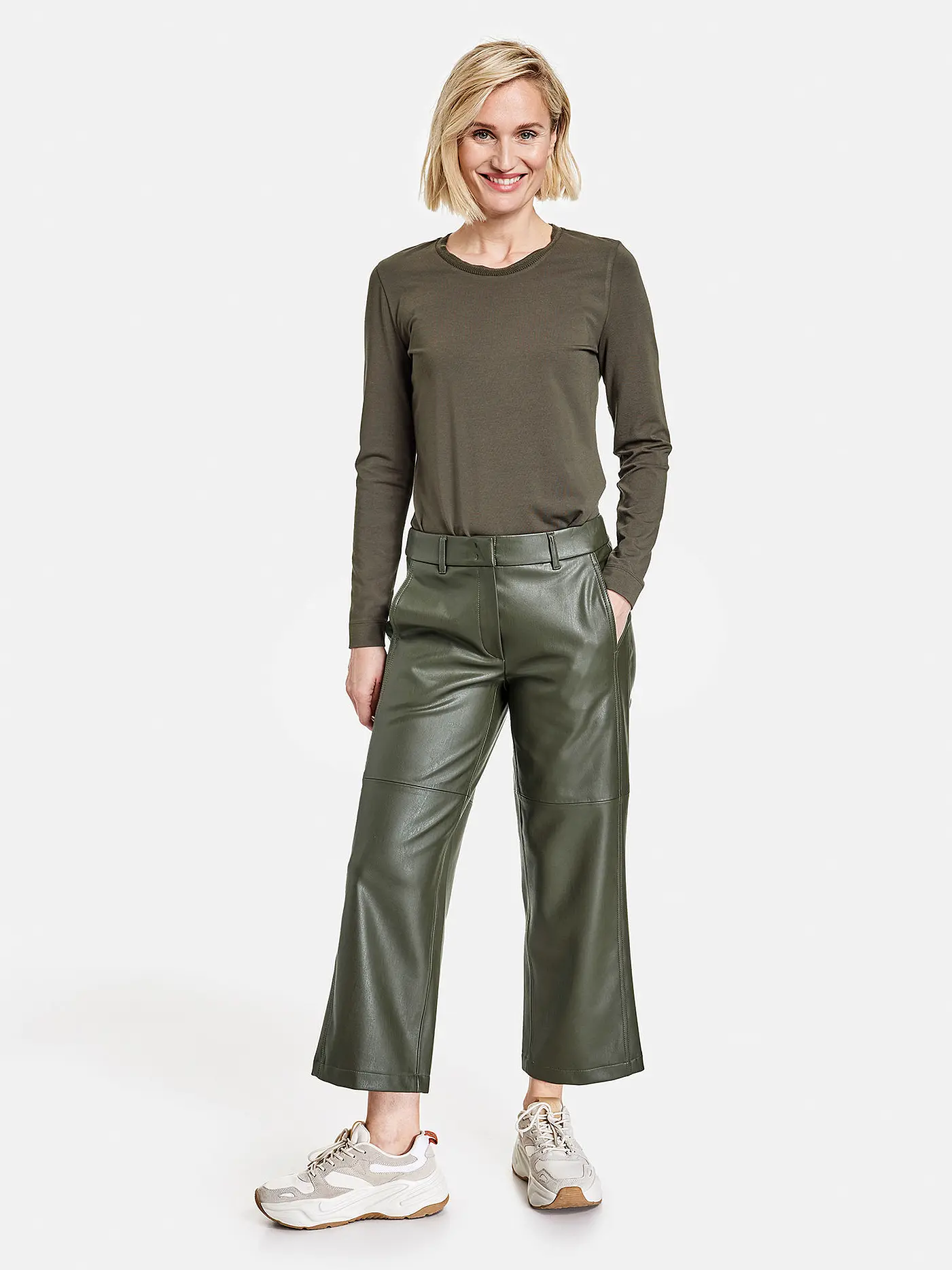 GERRY WEBER | Hose in Lederoptik | 